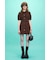 【SNSで話題！】COLLAR BUTTON ショートワンピース