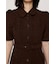 【SNSで話題！】COLLAR BUTTON ショートワンピース
