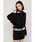 DOLMAN CUT TIE ショートワンピース