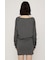 DOLMAN CUT TIE ショートワンピース