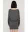 DOLMAN CUT TIE ショートワンピース