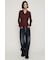 OPEN COLLAR TUCKED シャツ
