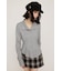 OPEN COLLAR TUCKED シャツ