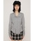 OPEN COLLAR TUCKED シャツ