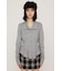 OPEN COLLAR TUCKED シャツ