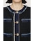 NO COLLAR TWEED ジャケット