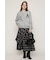 PLAID FLARE DESIGN スカート