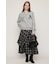 PLAID FLARE DESIGN スカート