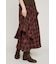 PLAID FLARE DESIGN スカート