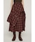 PLAID FLARE DESIGN スカート
