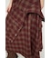 PLAID FLARE DESIGN スカート