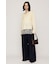LACE TRIM V NECK KNIT トップス