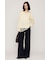 LACE TRIM V NECK KNIT トップス