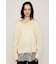 LACE TRIM V NECK KNIT トップス