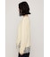 LACE TRIM V NECK KNIT トップス