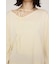 LACE TRIM V NECK KNIT トップス
