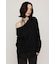 LACE TRIM V NECK KNIT トップス