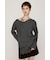 LACE TRIM V NECK KNIT トップス