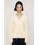 V NECK BUTTON カーディガン