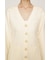 V NECK BUTTON カーディガン
