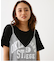 リメイク風 キャミソール付キ Tシャツ