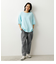 5分袖ラウンドビッグTシャツ