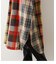クレイジーパターンチェックシャツワンピース