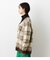 （WEB限定）ビックチェックニットカーディガンWL