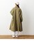 袖ボリュームスタンドカラーコート