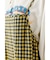 チェックギャザーキャミワンピース