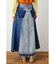 VINTAGE LIKE スリットデニムスカート