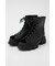 OPEN TOE LACE BOOTS