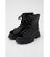 OPEN TOE LACE BOOTS
