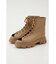 OPEN TOE LACE BOOTS