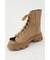 OPEN TOE LACE BOOTS