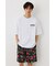 リゾートパターンTシャツ