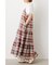 チェックキャミワンピース&TシャツSET