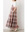 チェックキャミワンピース&TシャツSET