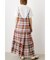 チェックキャミワンピース&TシャツSET