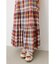 チェックキャミワンピース&TシャツSET