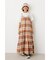 チェックキャミワンピース&TシャツSET