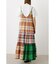 チェックキャミワンピース&TシャツSET