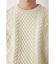 A-LIGHT KNIT ケーブルトップス