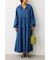 2WAY DENIM ティアードワンピース