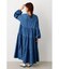 2WAY DENIM ティアードワンピース