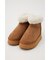 FAKE MOUTON PLATFORM BOOTS