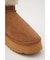 FAKE MOUTON PLATFORM BOOTS