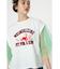 【WEB限定】チュールスリーブカレッジTシャツ