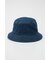 washed-denim bucket HAT