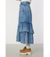CHEMICAL DENIM TIERED SK